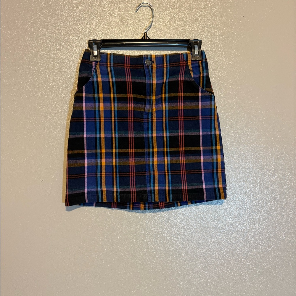 Hollister Plaid Mini Skirt